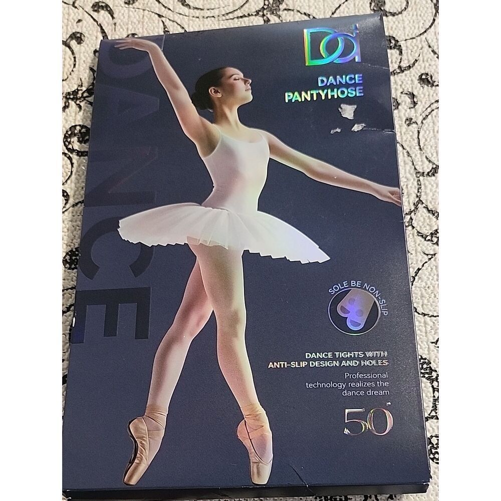 Dance Pantyhose Ballet Tights in White